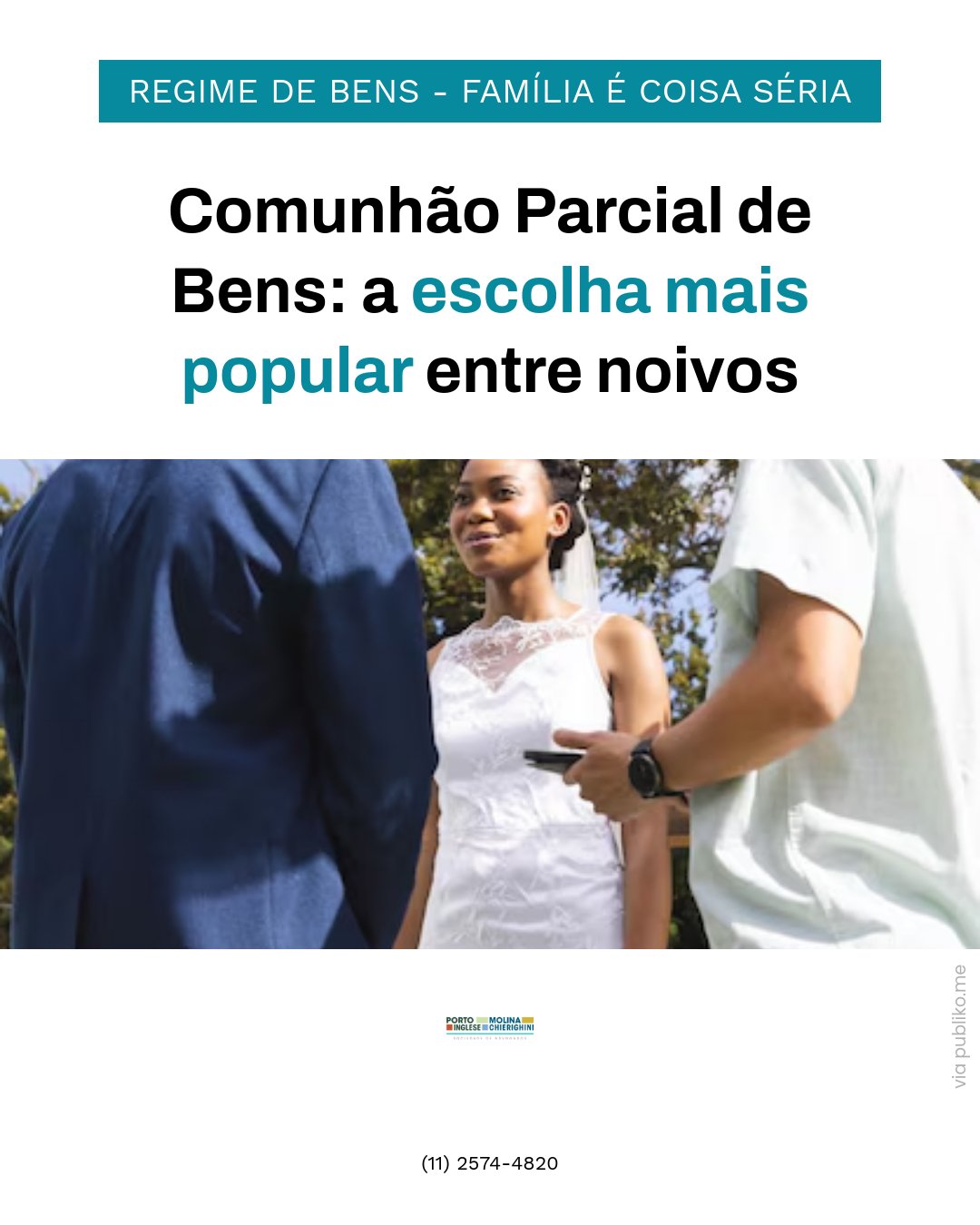 Comunhão Parcial de Bens: a escolha mais popular entre os noivos.