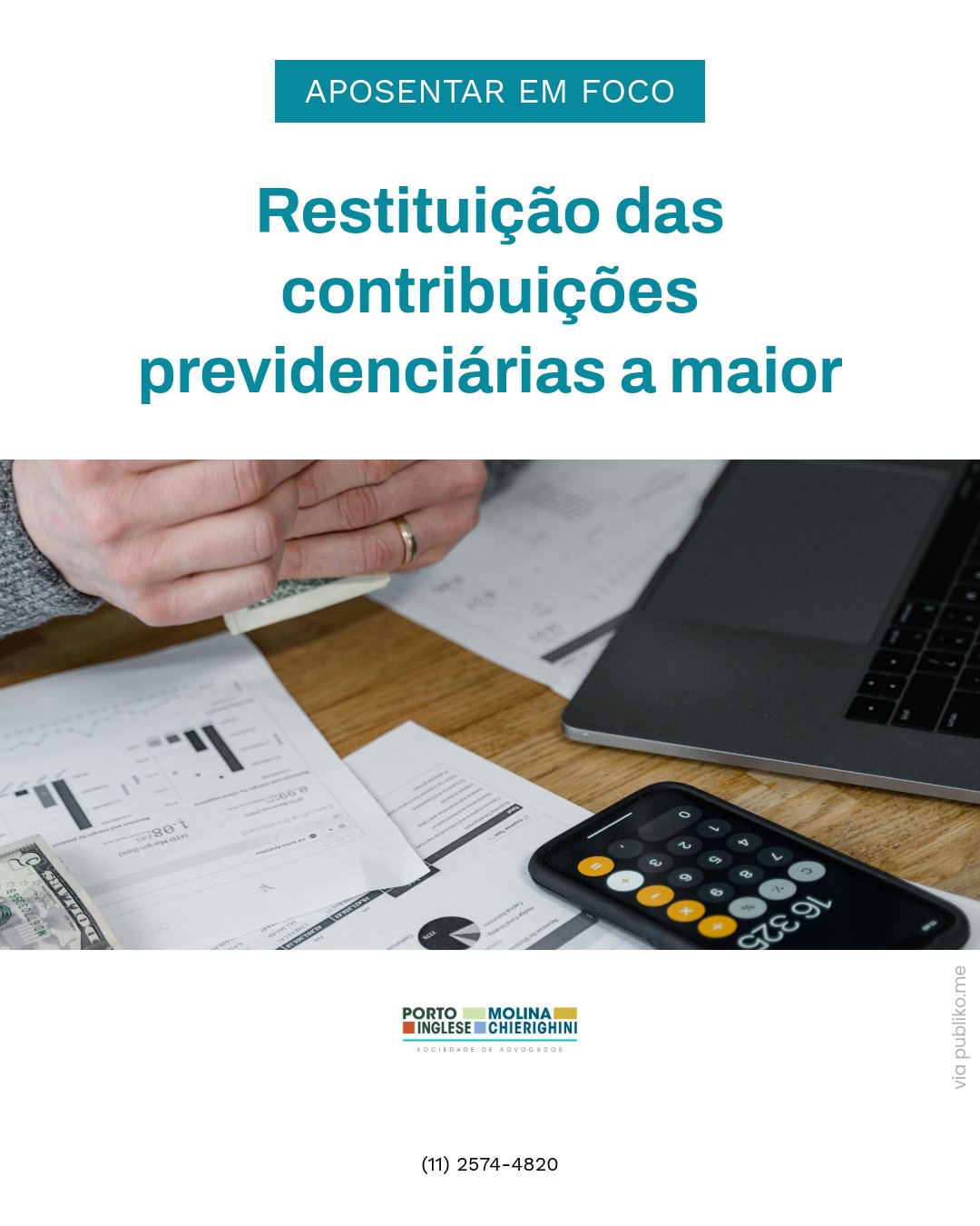 Restituição das contribuições previndenciárias a maior.