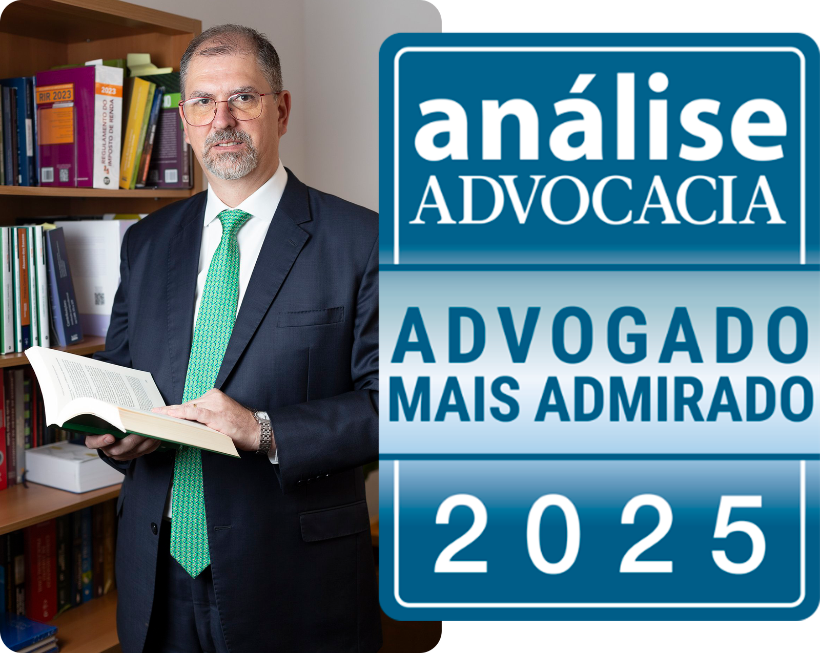 Análise Advocacia 2025 — Advogado mais admirado — Rodrigo Silva Porto · Tributário